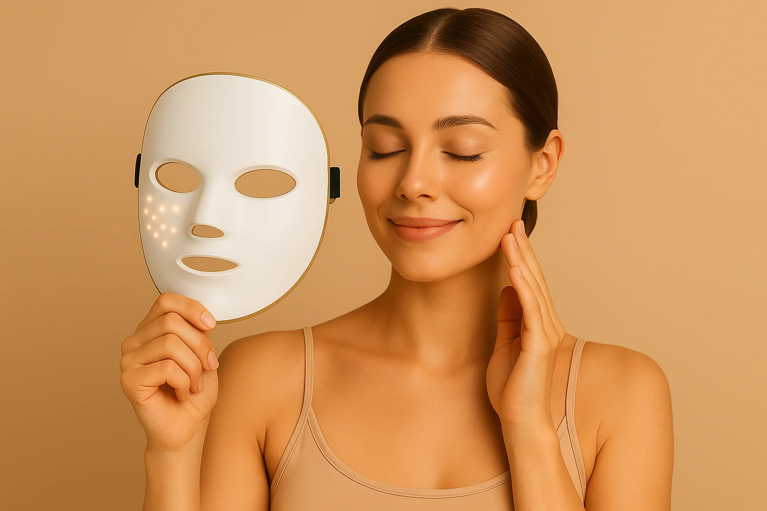 Máscara led facial antiacné