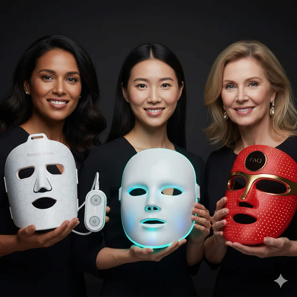 Máscaras LED Faciales para Piel Sensible