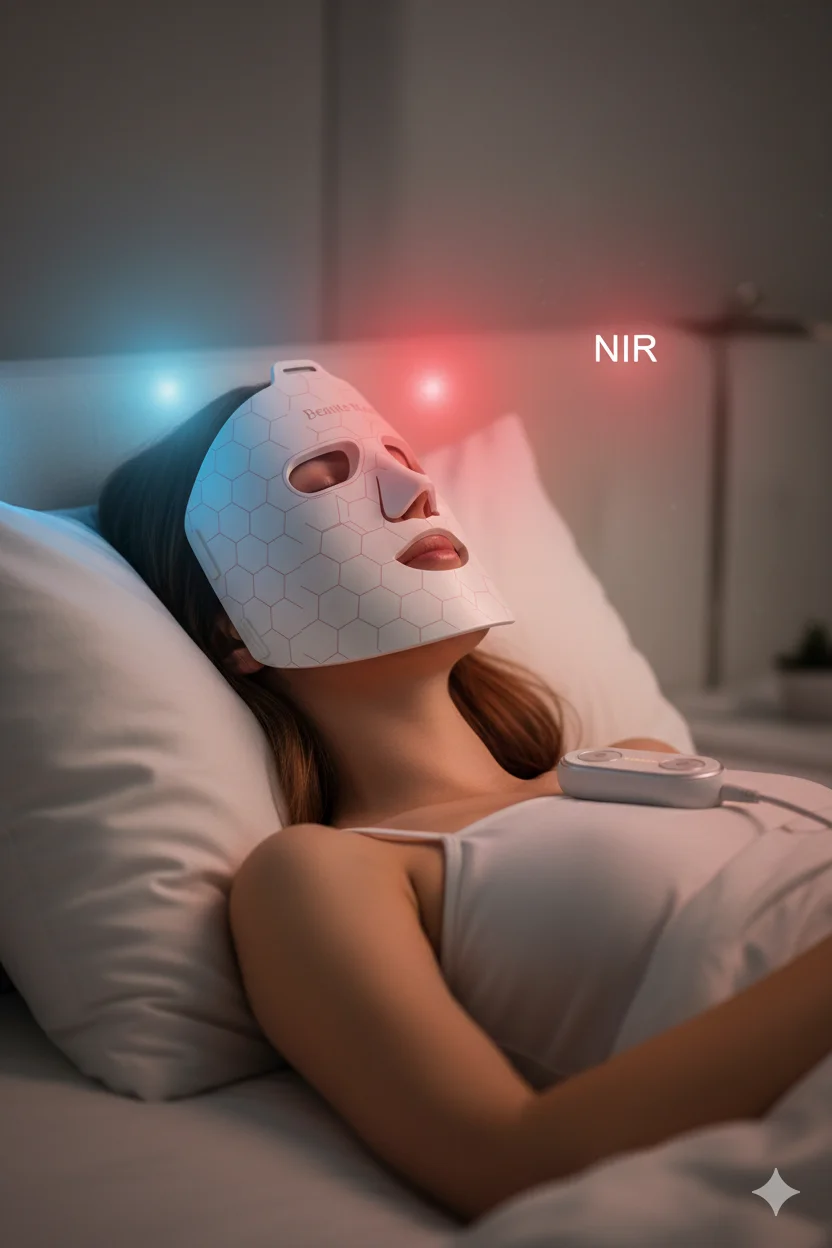Máscaras LED Faciales para Piel Sensible