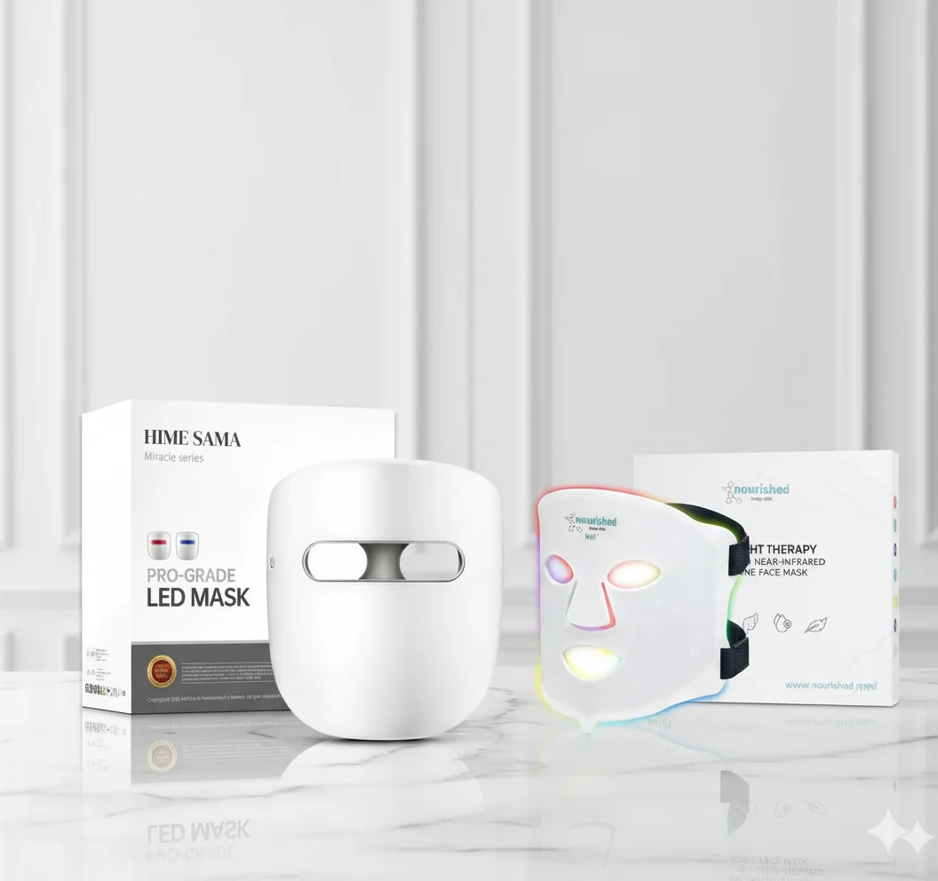 Máscaras LED Faciales para Piel Sensible