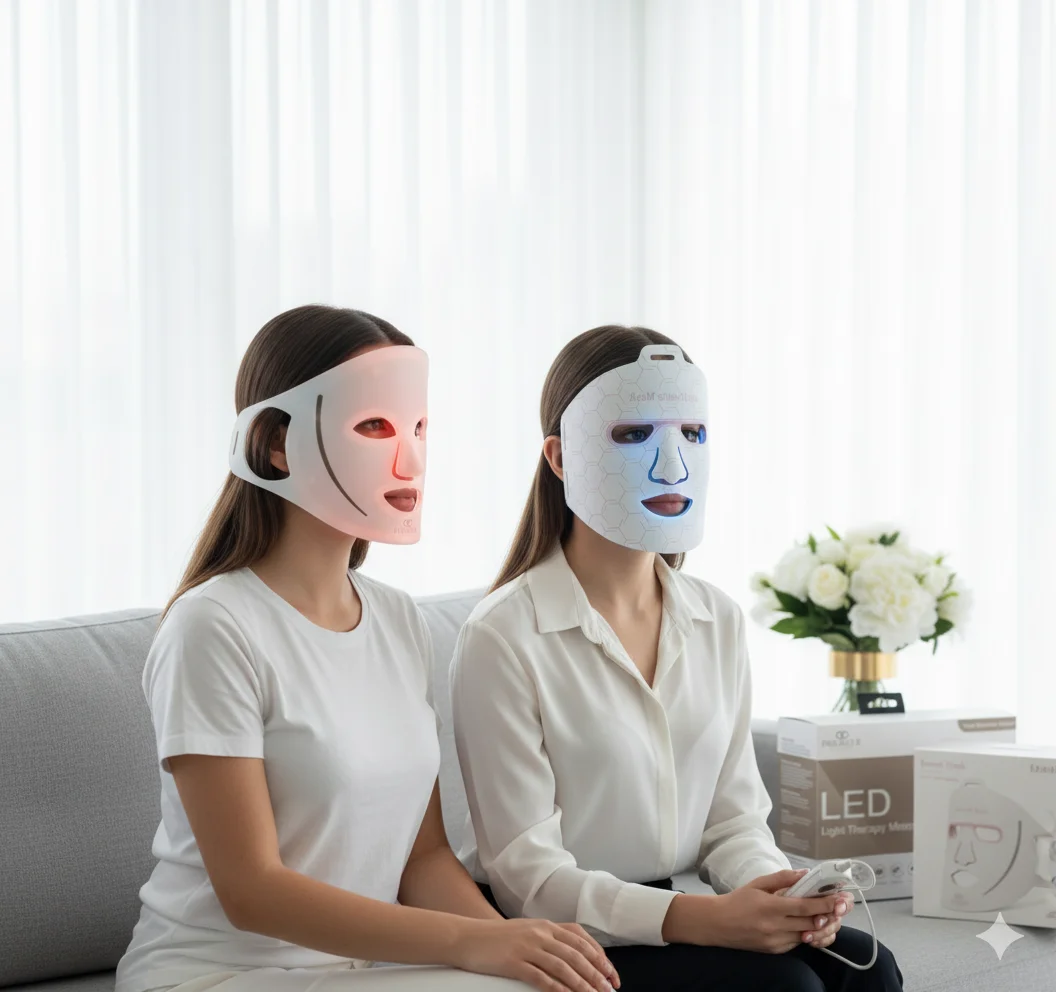 Máscaras LED Faciales para Piel Sensible