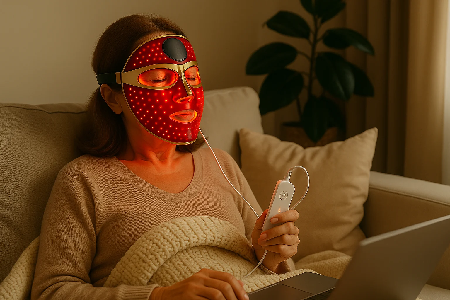 Máscaras LED Faciales Antiedad