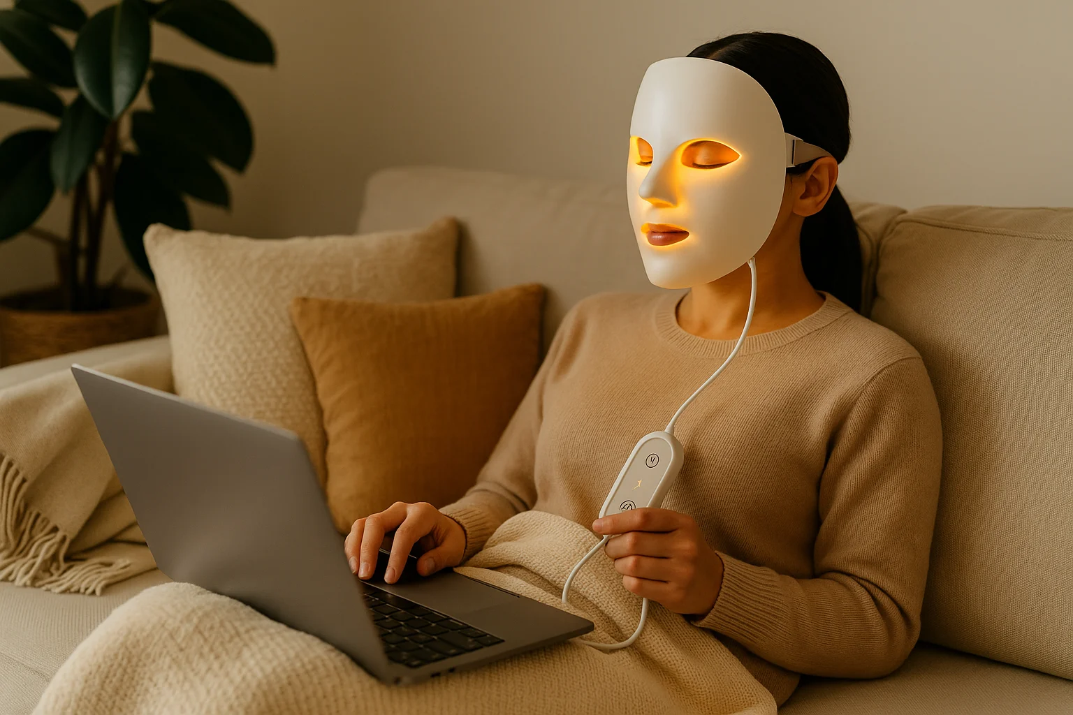 Máscaras LED Faciales Antimanchas