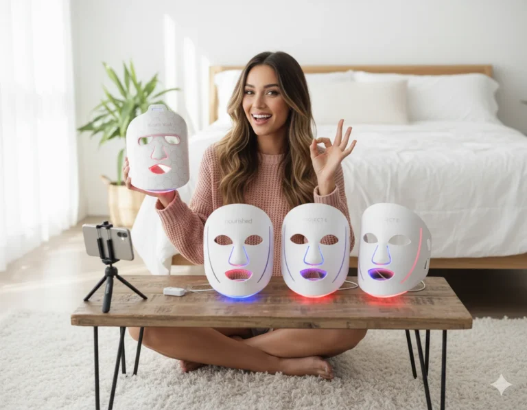 Mejor máscara LED Facial por presupuesto comparativa con modelos Project E y Nourished