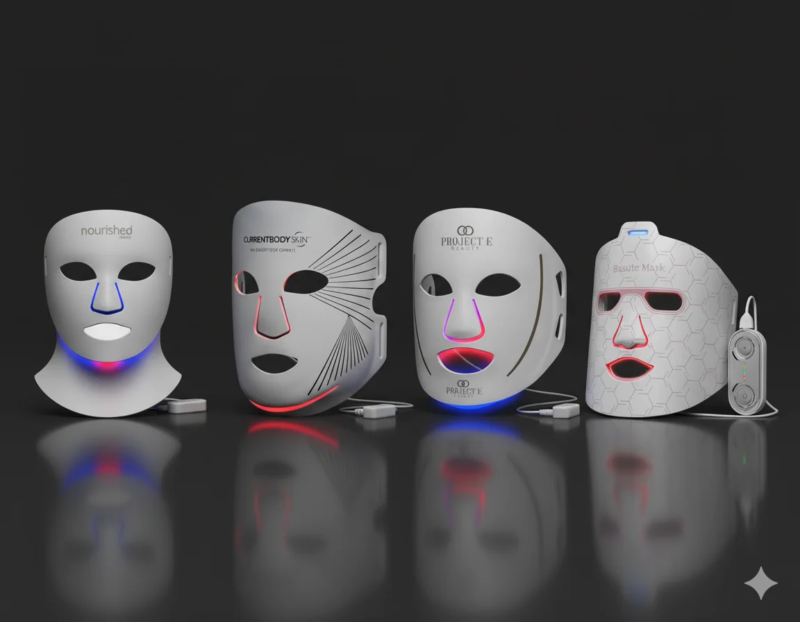 Máscaras LED Faciales para Piel Sensible