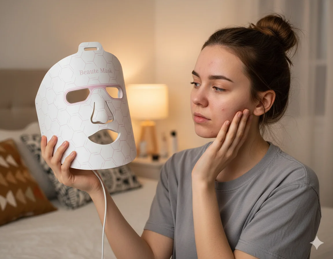 Máscaras LED Faciales para Piel Sensible