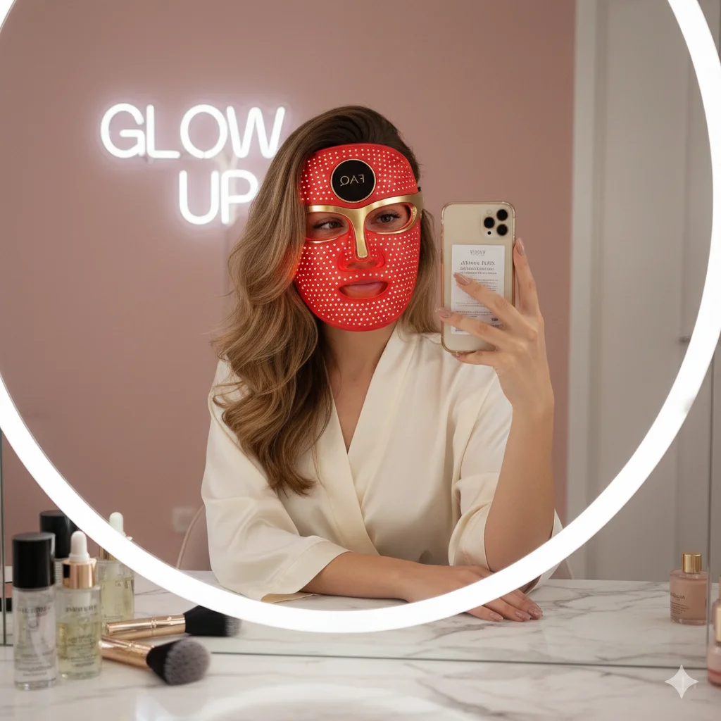 Máscaras LED Faciales para Piel Sensible