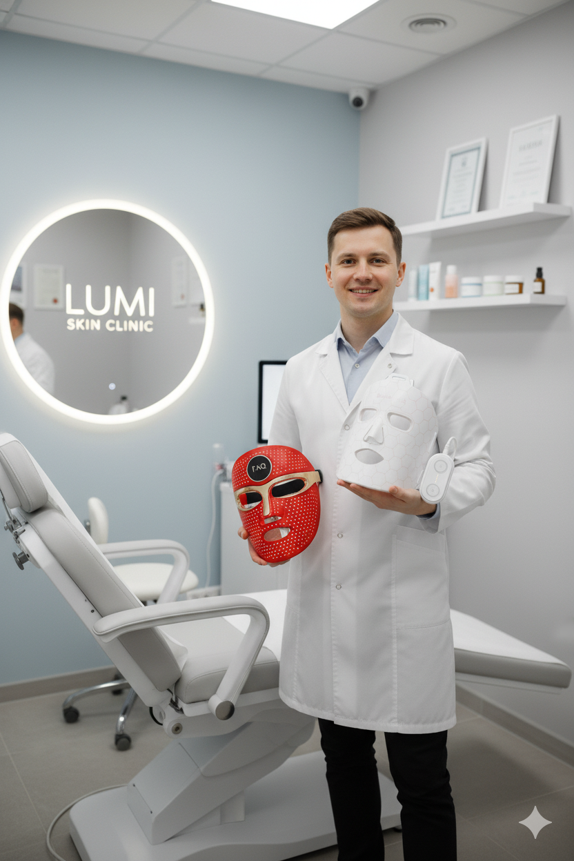 Máscaras LED Faciales para Piel Sensible